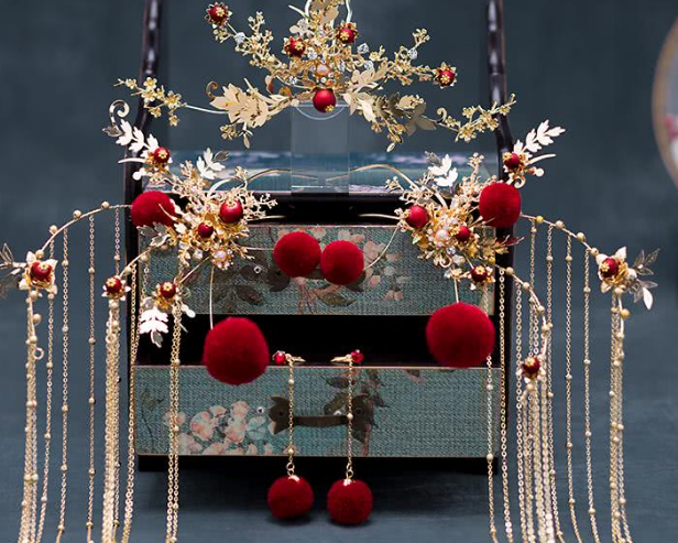 在古代出嫁,你会戴哪一款凤冠?测你前世是公主,夫人,还是皇后