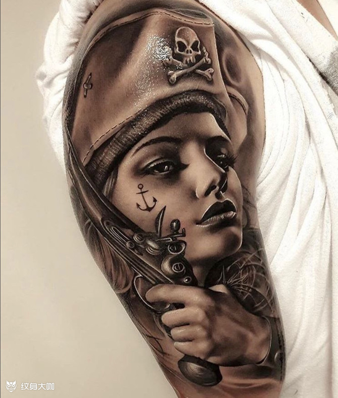 写实_人物手臂纹身图案大全 - 纹身大咖