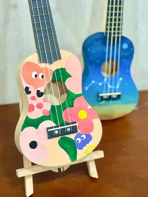 尤克里里diy彩绘灵魂画手上线