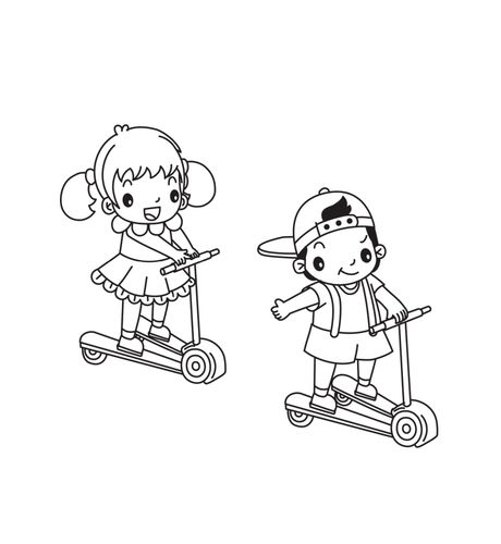 玩耍简笔画儿童学画画简笔画