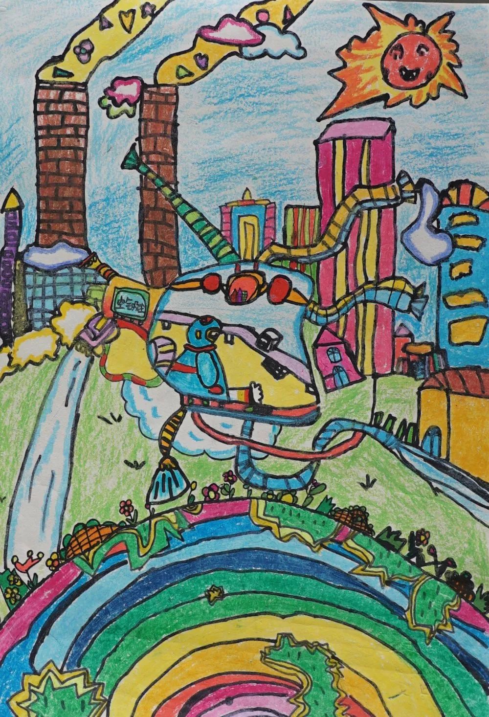 宿迁市第二届"童真里的色彩"儿童画创作大赛优秀作品展(幼儿组三等奖)