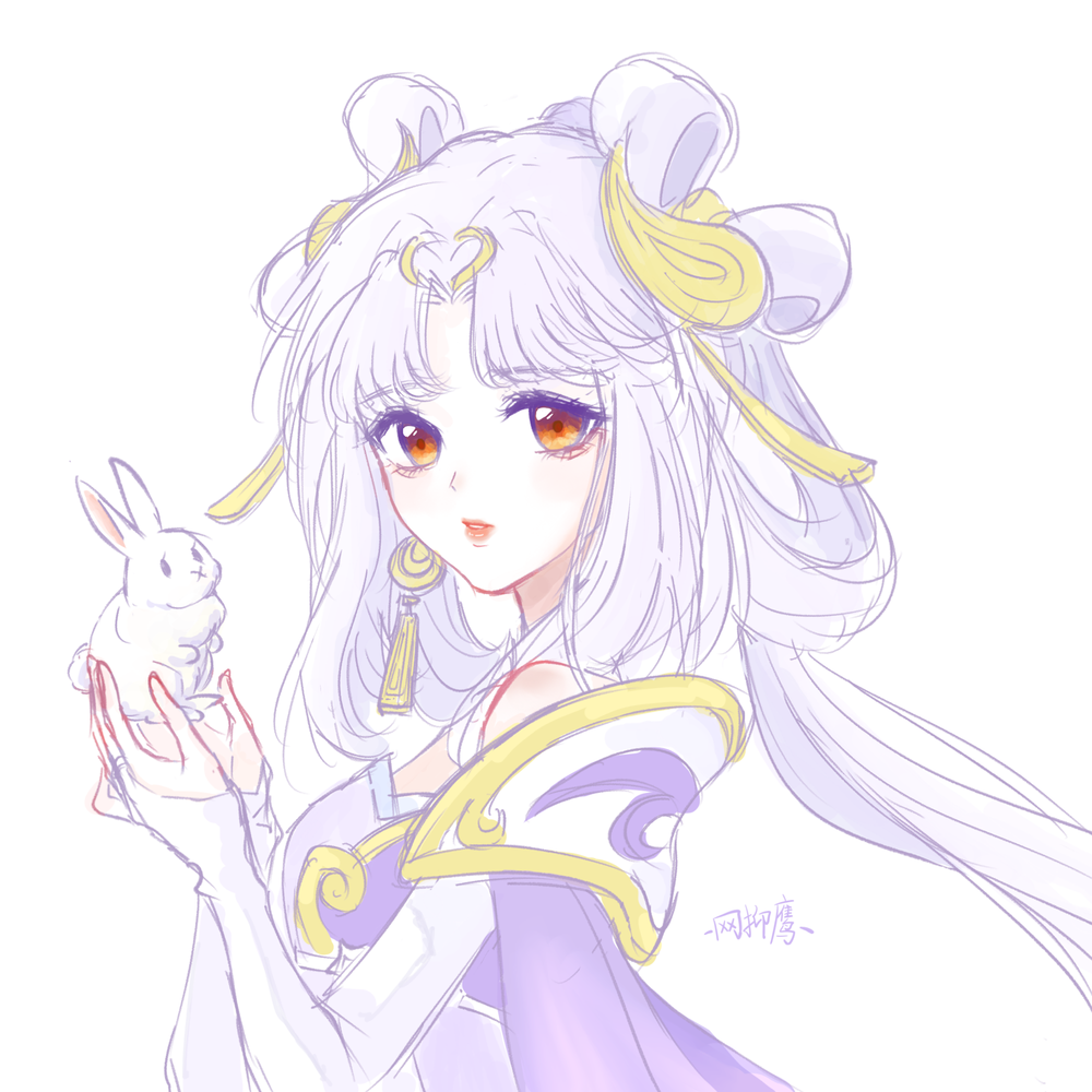 王者英雄头像-嫦娥(2):我们,以温柔驱遣强者