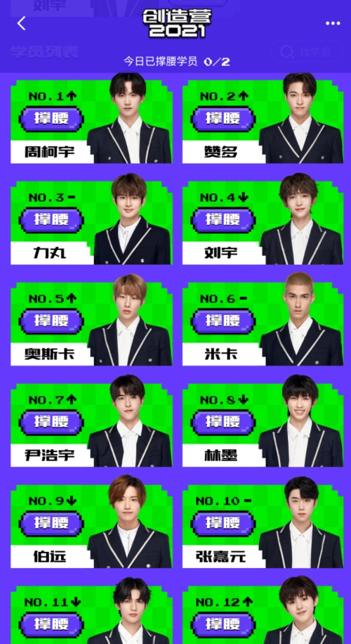 创造营2021所有成员名单