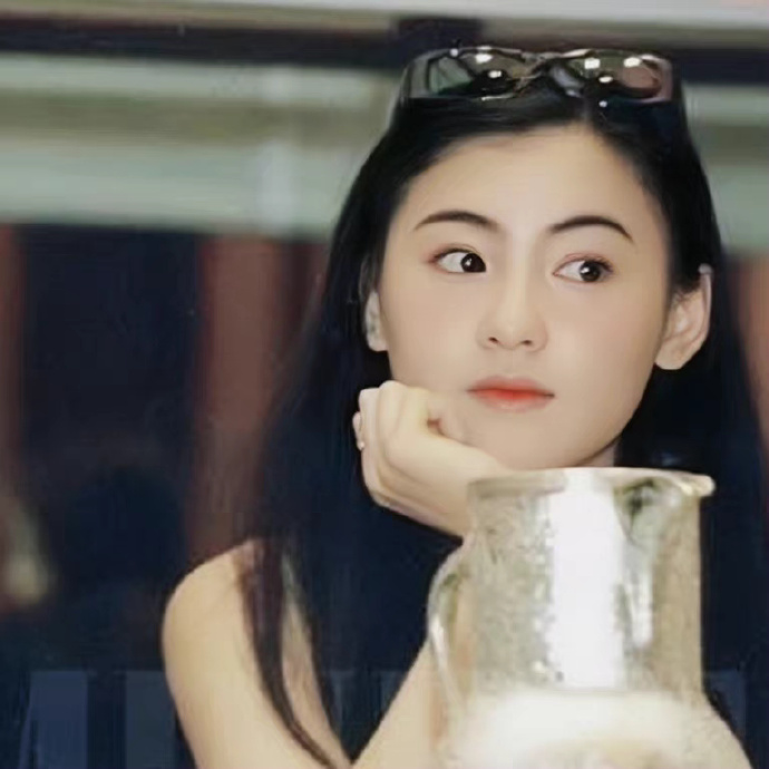 这就是千禧甜妹吧#丨张柏芝头像集"如果一万两千年代表永恒,那么我将