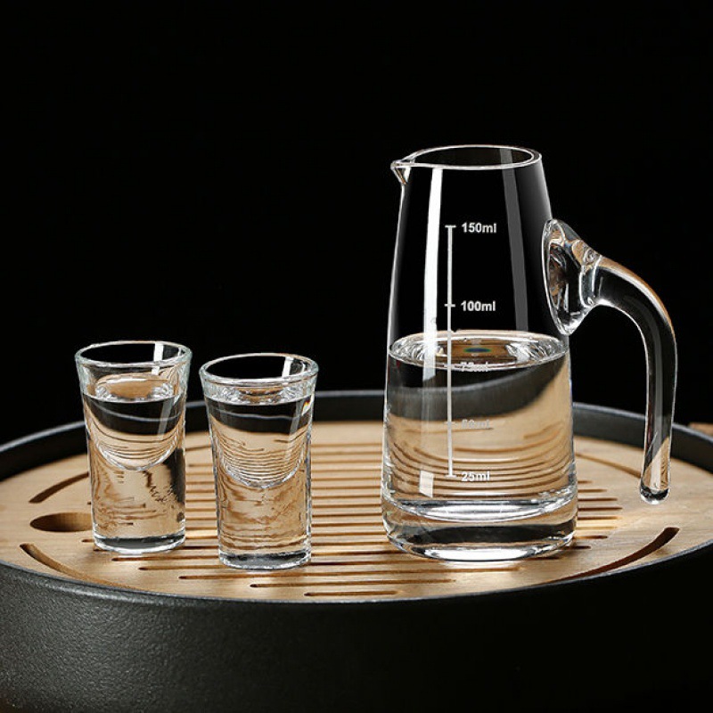 加厚玻璃白酒分酒器套装家用上档次白酒杯具醒酒器批发饭店