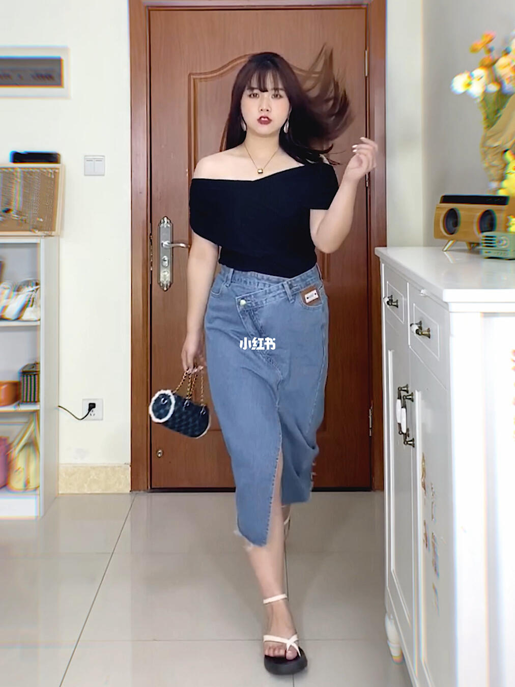 ootd微胖穿搭168cm150斤性感小野马