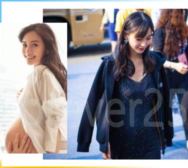 大家都惊呼她胖了好多,简直像个球,但其实霍思燕是因为怀孕的时候被