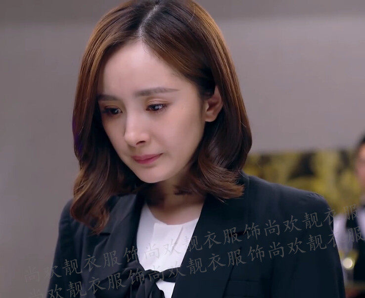 2016新春秋冬亲爱的翻译官杨幂乔菲同款修身显瘦中长款外套西装女