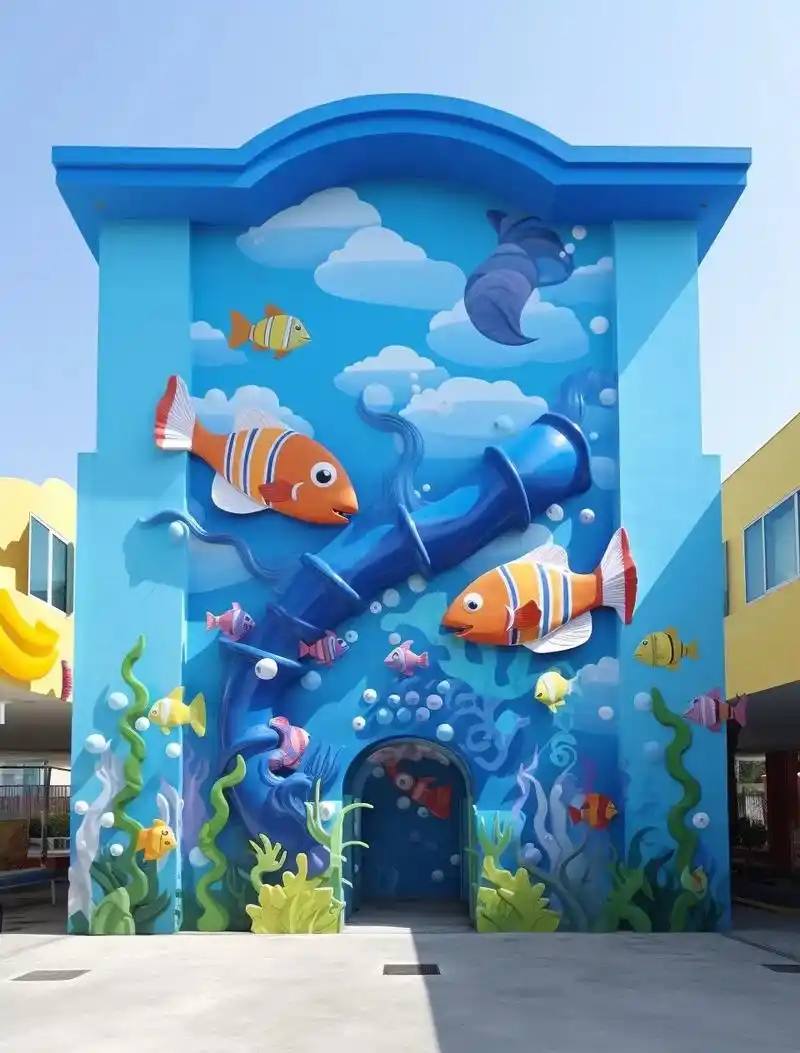 幼儿园墙绘|帮我看看画哪一个好05.