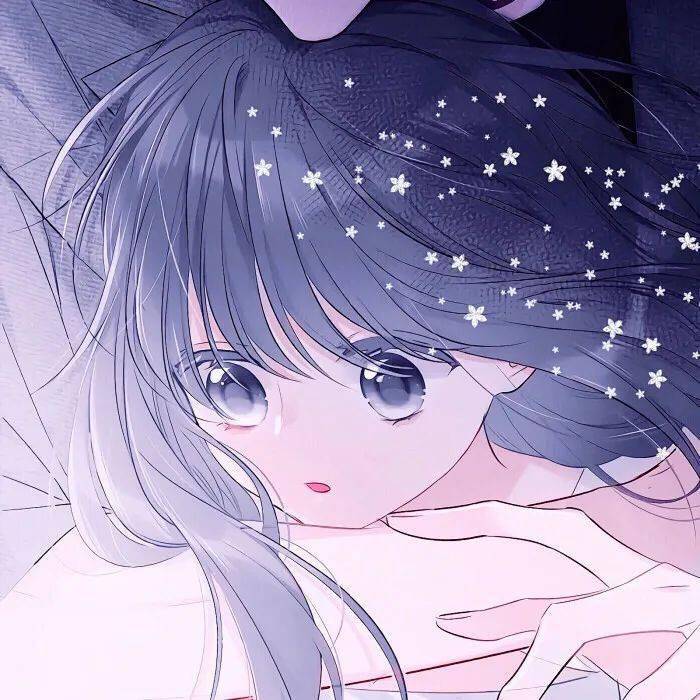 蓝色系唯美动漫情侣头像