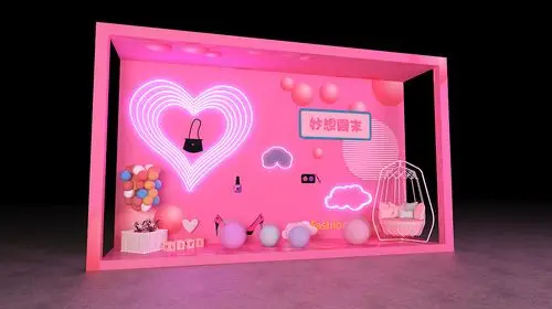 时尚拍照背景墙