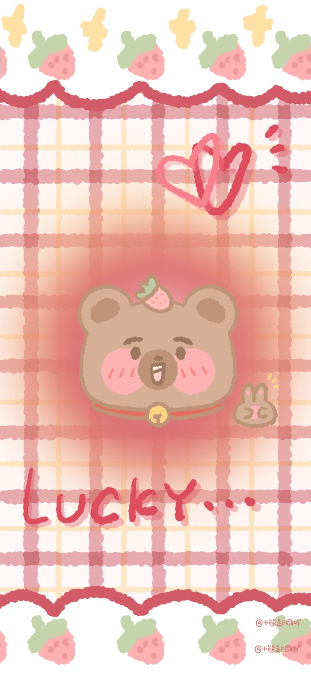 少女心锁屏可爱壁纸粉色壁纸小熊壁纸赞评论更多