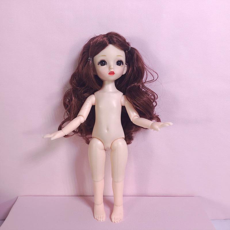 图书>期刊/杂志>男士>图书其它>30cm换装陪睡bjd娃娃裸娃6分玩具生日