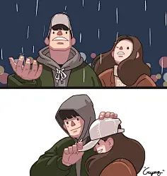 a娃娃鱼采集到韩国插画师kyu-young lee