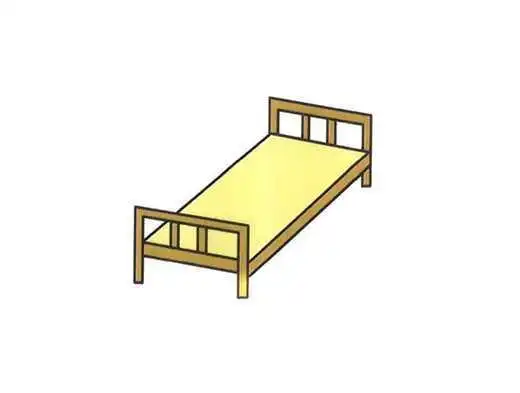 儿童小床简笔画图片教程素描彩铅-幼儿简笔画卡通小床的画法步骤教程