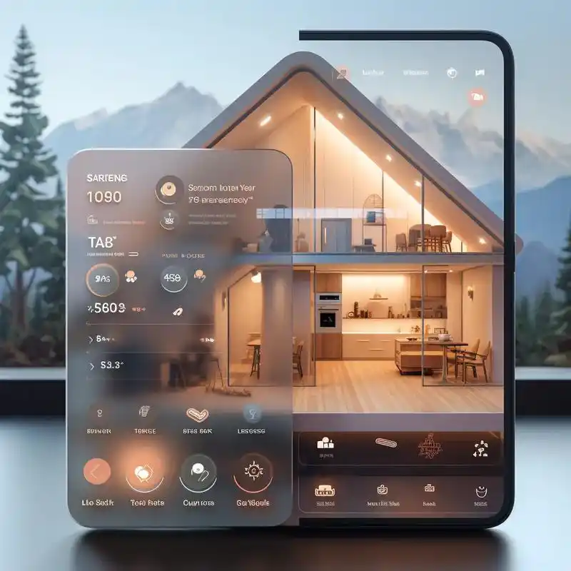 aigc|智能家居手机界面设计.魔法口令:mobile ap - 抖音