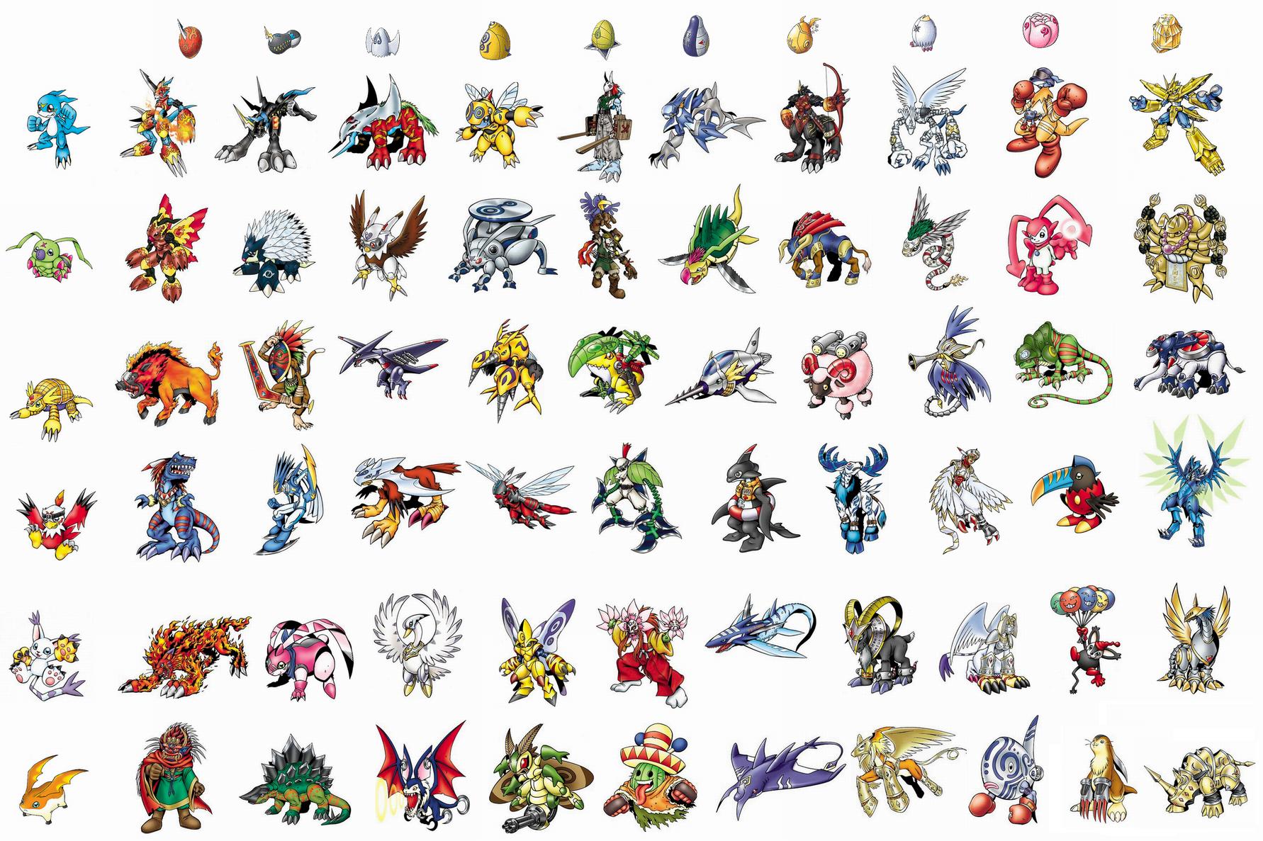 数码宝贝第二部进化图