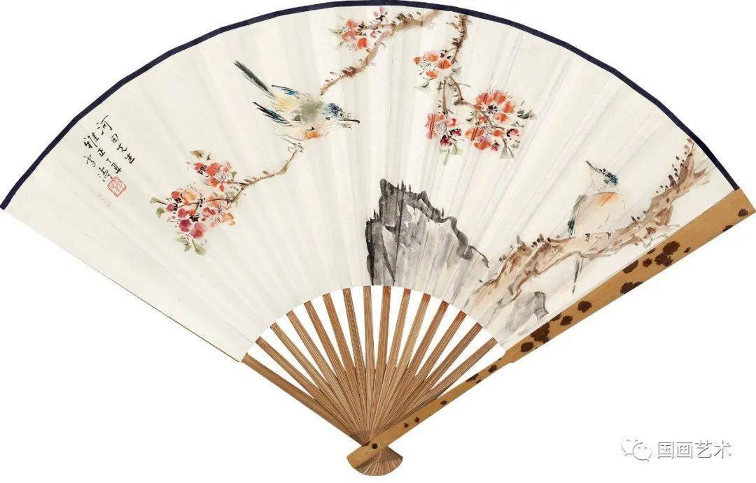 夏日凉风:王雪涛扇面