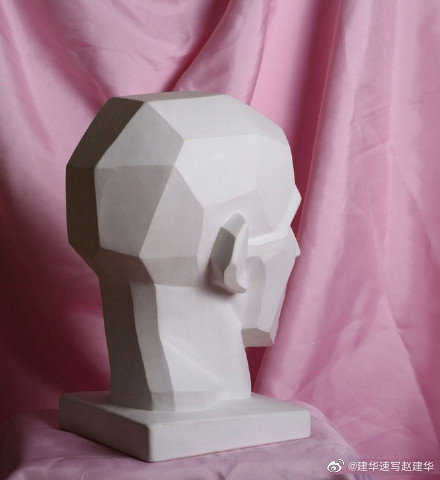 素描头像之所以画的很碎,是因为你对头部大的体块结构不够了解!