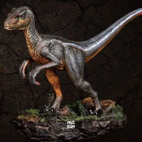 美国itoy 侏罗纪世界恐龙雕像 平衡迅猛龙 恐爪龙 速龙