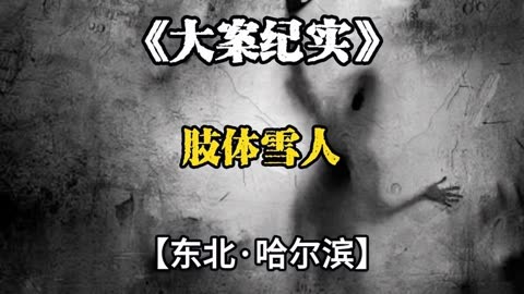哈尔滨-肢体雪人案.#大案纪实 #案件故事解说 #我的观影报告