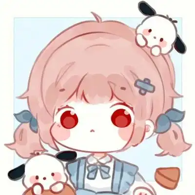 呆萌可爱情头一人一半动漫 最佳cp组合_情侣动漫头像_头像屋