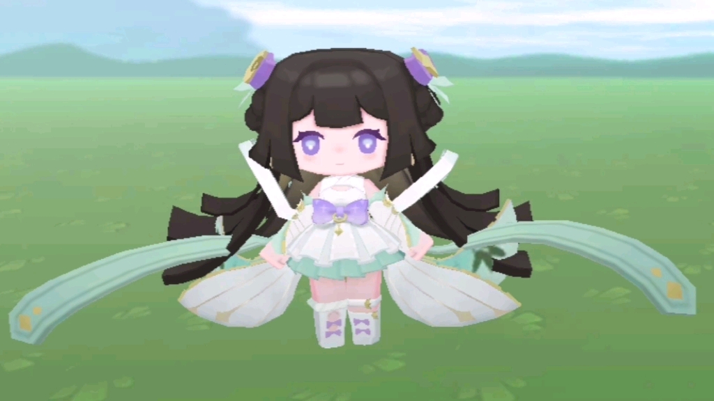 迷你世界国际服:新变色皮肤竹茵上线,形态分别是曦晨竹茵和暮夜竹茵!