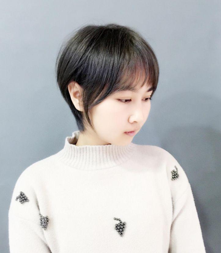 时尚女短发盖盖头女生各种锅盖头发型图片