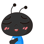 蚂蚁在线 一套可爱动态表情包gif 蚂蚁q版形象 企业形象 吉祥物设计