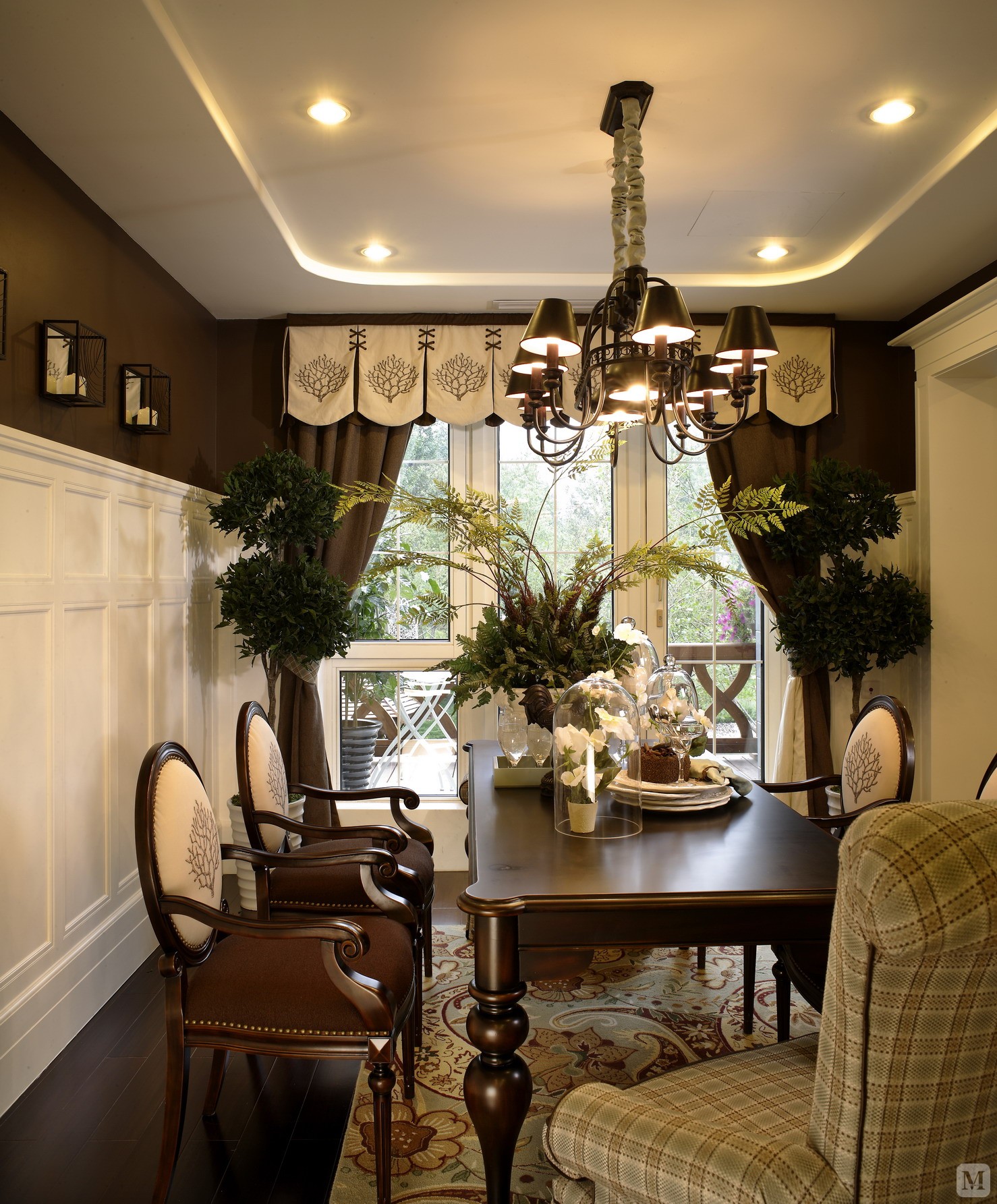 35.1万185㎡混搭二房装修金域华府-混搭英伦风格