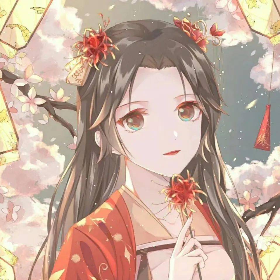 一眼爱上的男女生古风动漫头像