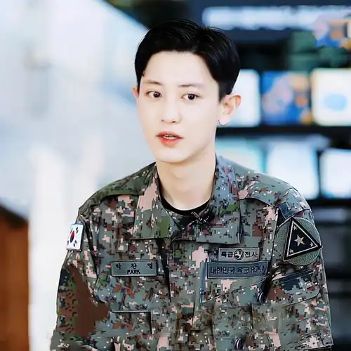 禁止07二传二改#朴灿烈  #军装帅哥  #exo  #安利帅哥自修自截拿图