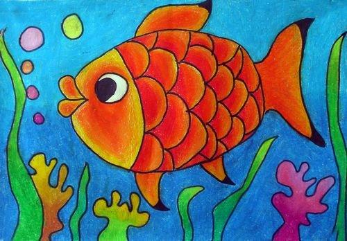 幼儿简笔画有颜色集