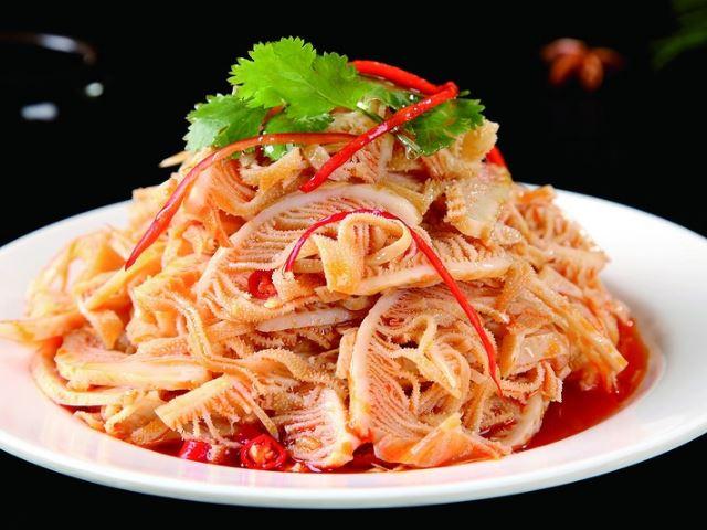 第3种就是捞汁毛肚.