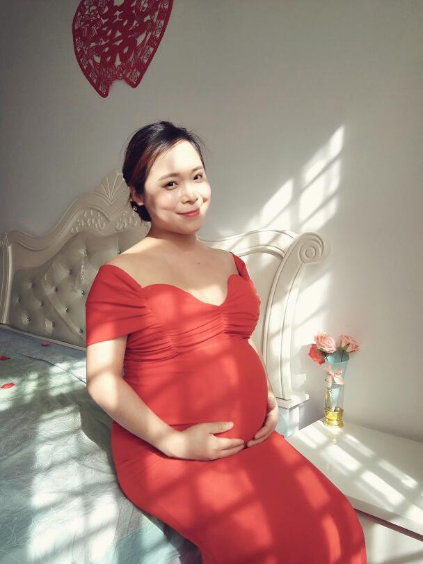 自拍孕妈照,自拍也可以美美哒