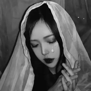 黑白伤感女生冷淡图片头像高清好看的伤感头像女生心碎冷淡