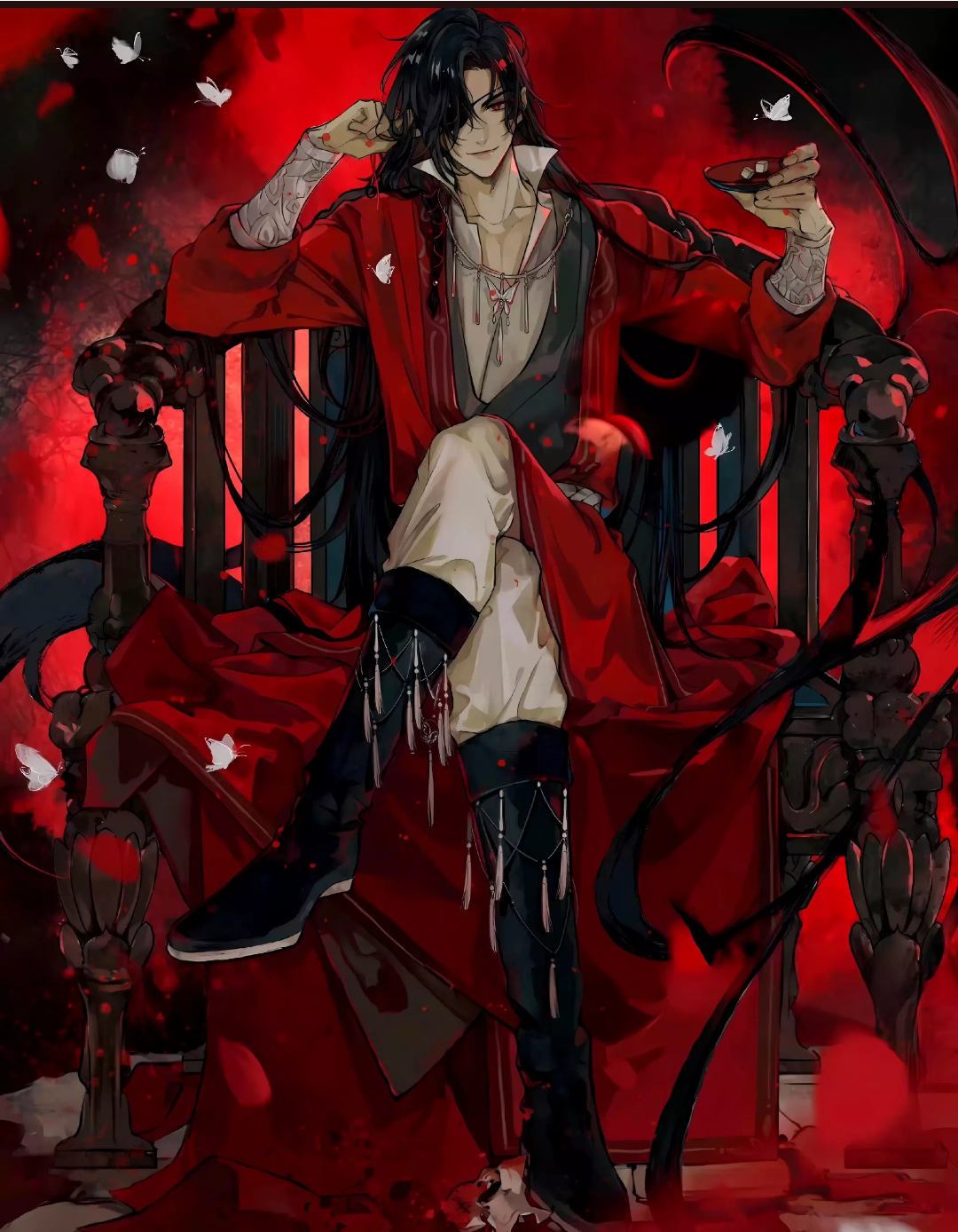 花城主绝美手办暴击,怜怜看了都要被勾引走哈哈哈哈#花城谢怜