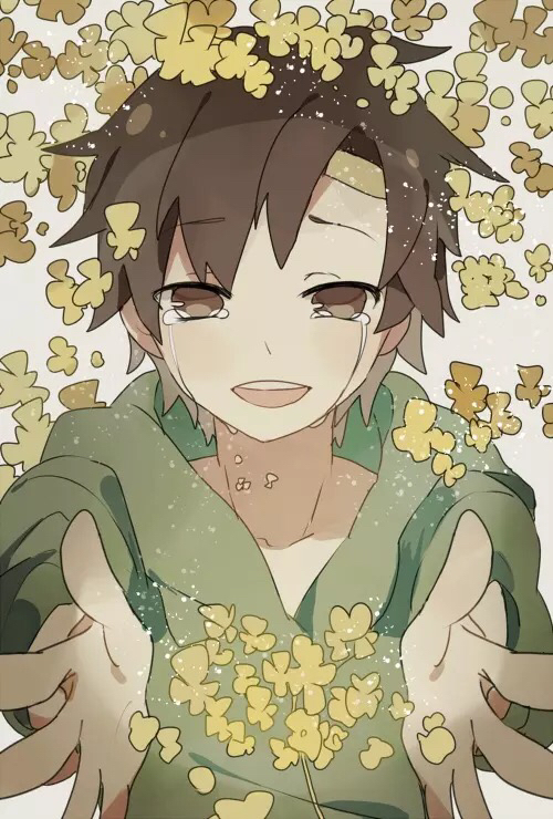 求动漫人物边哭边笑的图片