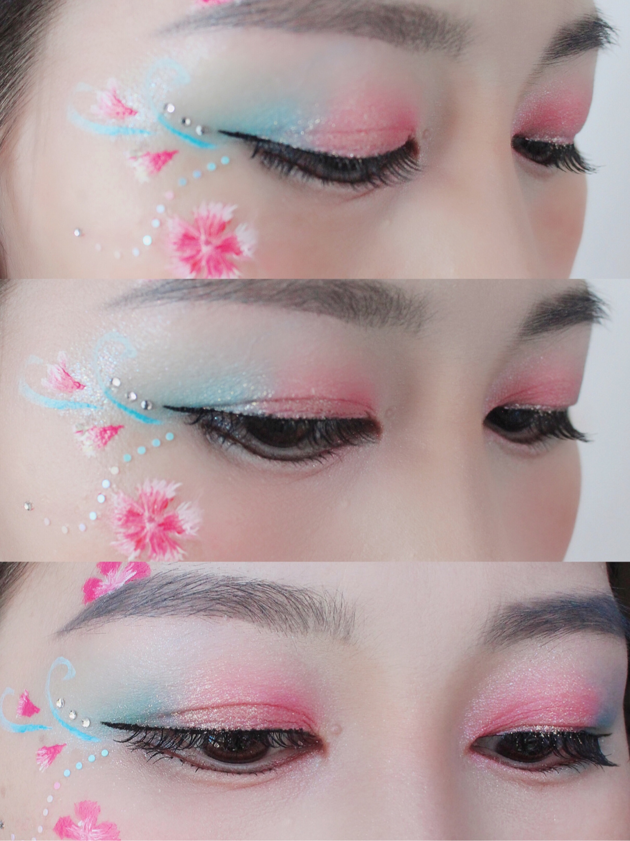 儿童舞台妆超详细眼妆教程94 六一儿童节舞台眼妆 一键get同款 详细