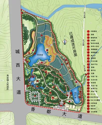 园冶杯专业奖金溪县香樟森林公园景观设计
