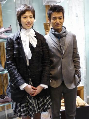 袁文康携谢杏芳亮相剪彩二人避嫌无交流图