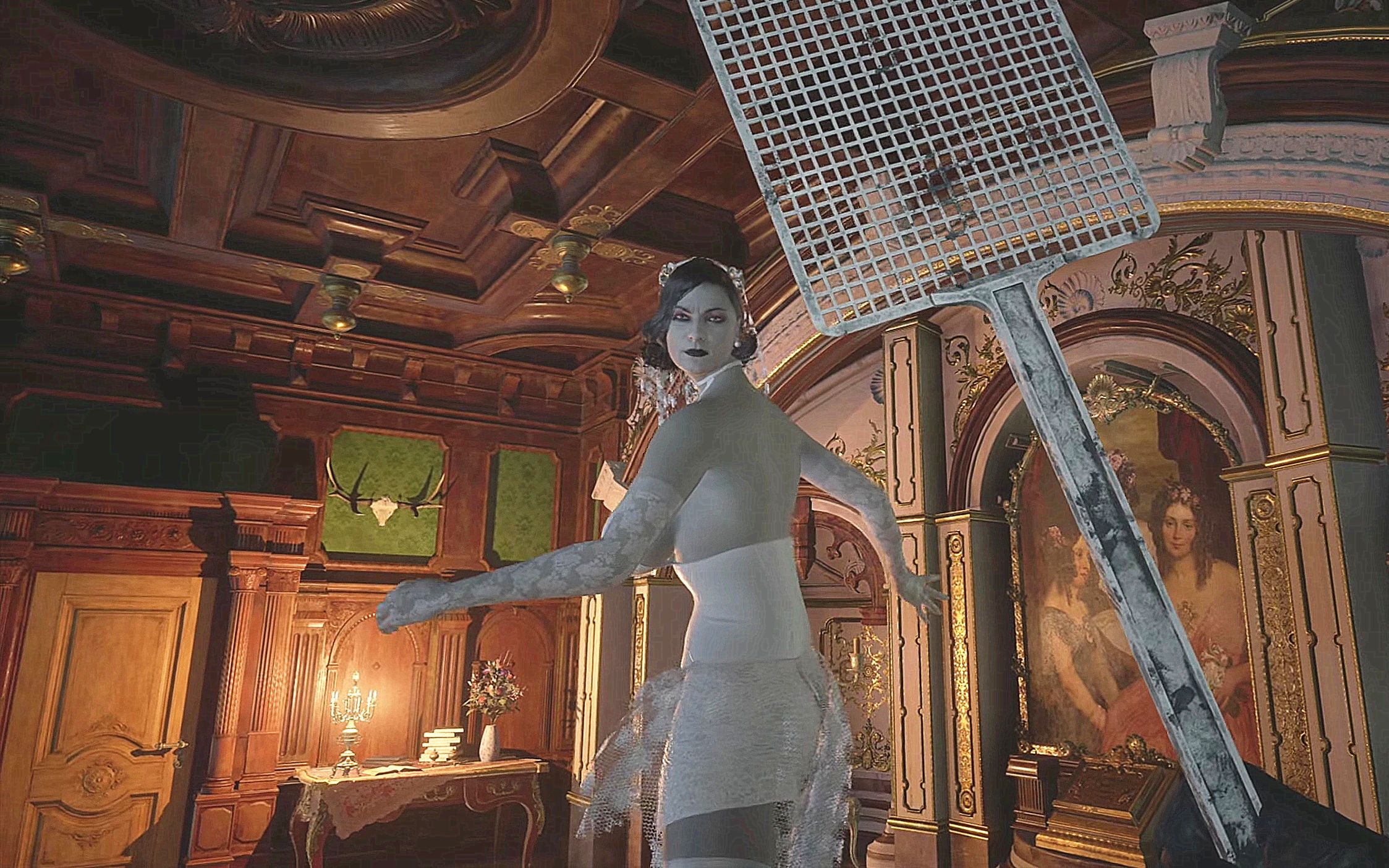 【生化危机8】整个老活 加八尺夫人婚纱mod_单机游戏热门视频