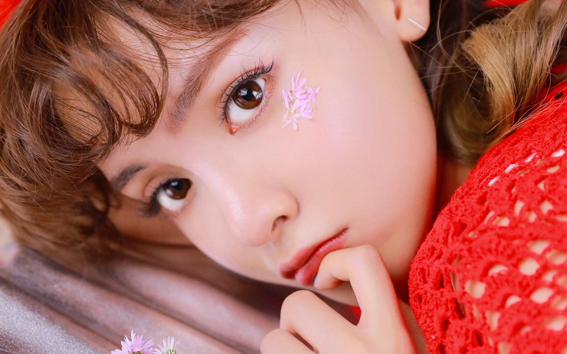 日系少女可爱甜美写真高清图片壁纸