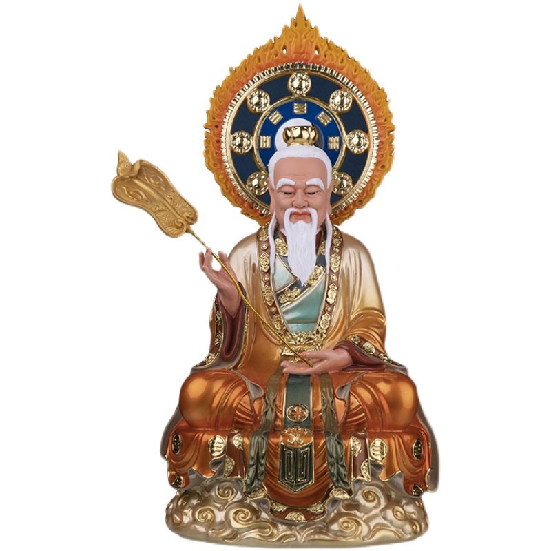 太上老君神像道德灵宝宝元天尊三清祖师佛像摆件