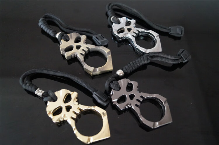 拳刺铁莲花指环防身暗器拳扣铁拳头毒龙钻手扣手刺指虎防身铁拳套山猫