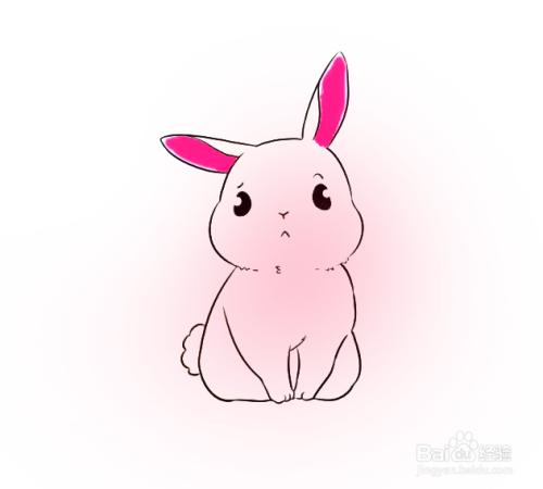 可爱兔子简笔画手绘萌可爱