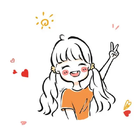 【q版人物】简笔人物~小清新风格的头像