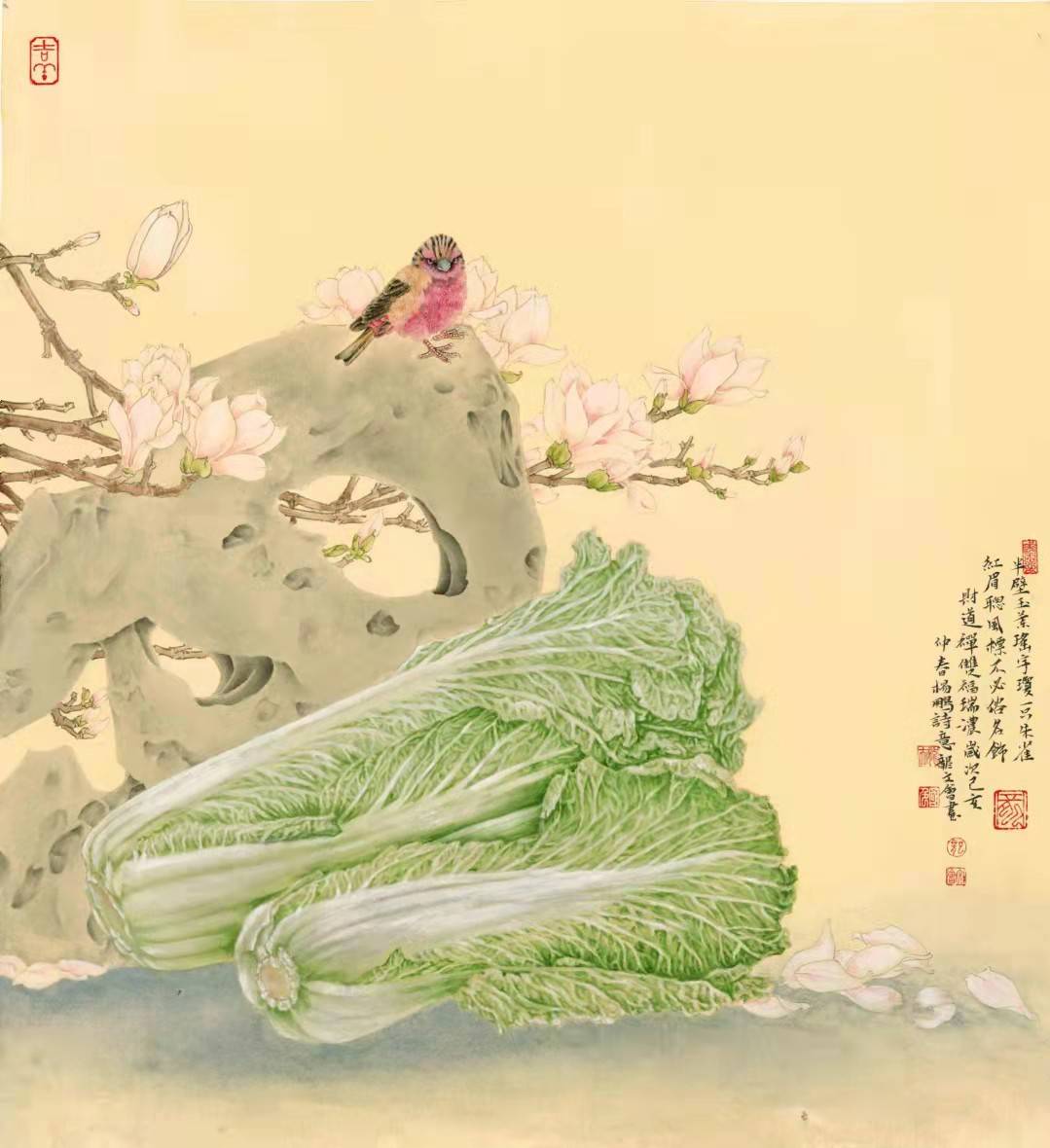 ·中国画白菜画第一人龙文会百财系列微展_湖南省_作品_先生