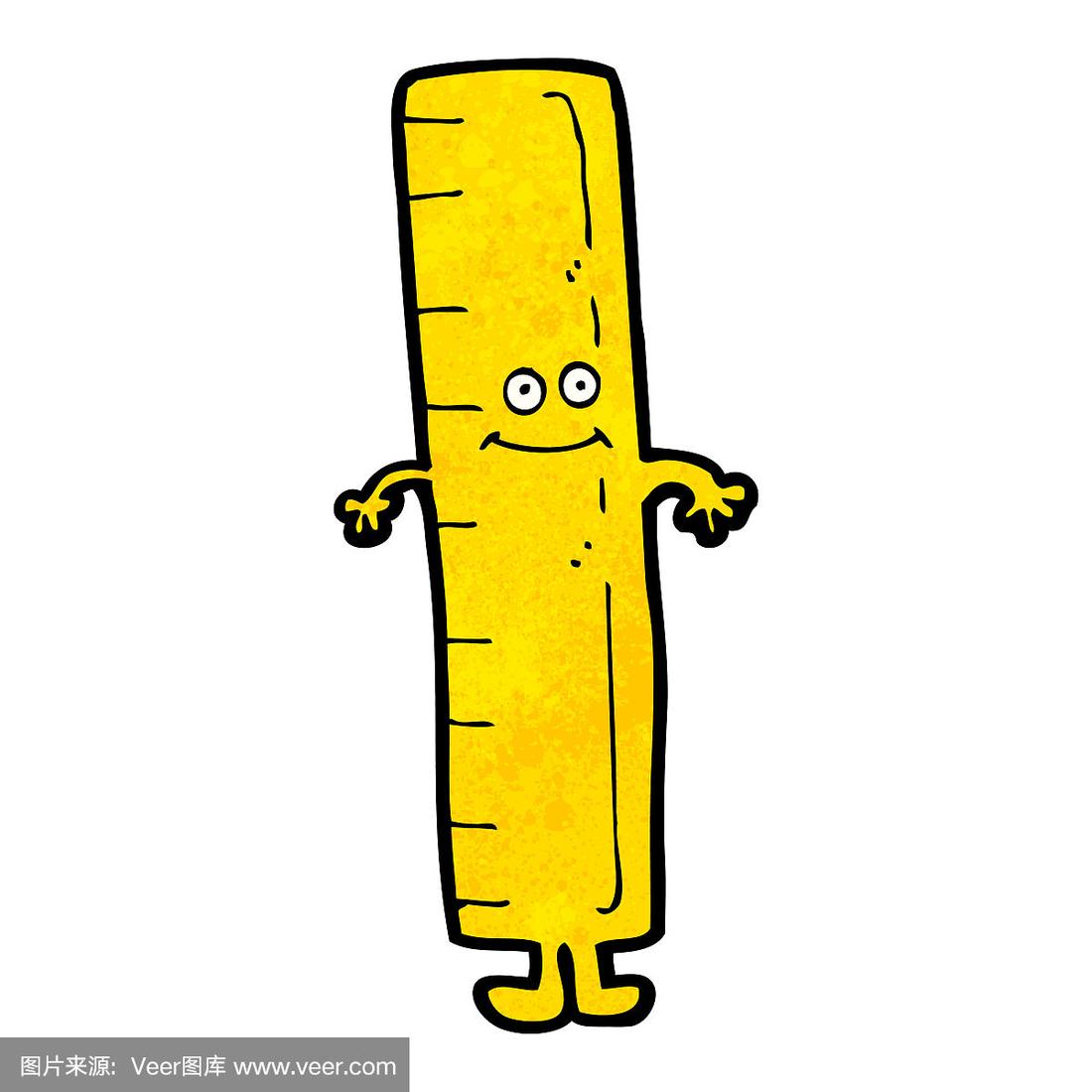 测量尺卡通人物