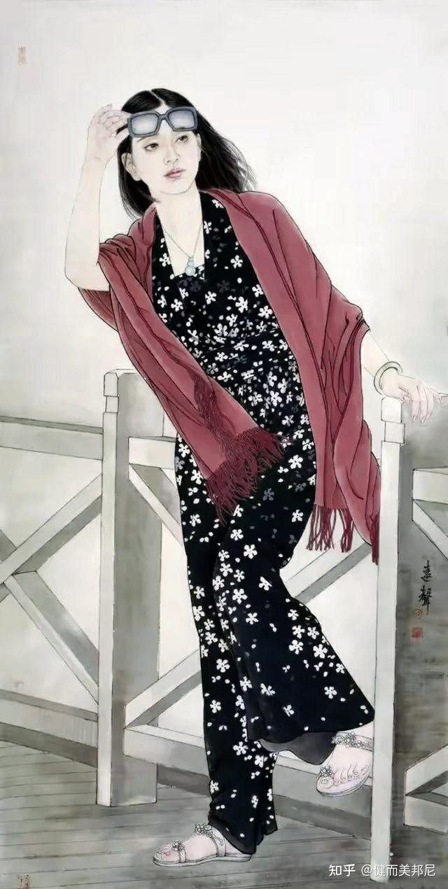 实力派画家王远声他创作的工笔画古典与现代完美交响之新境界